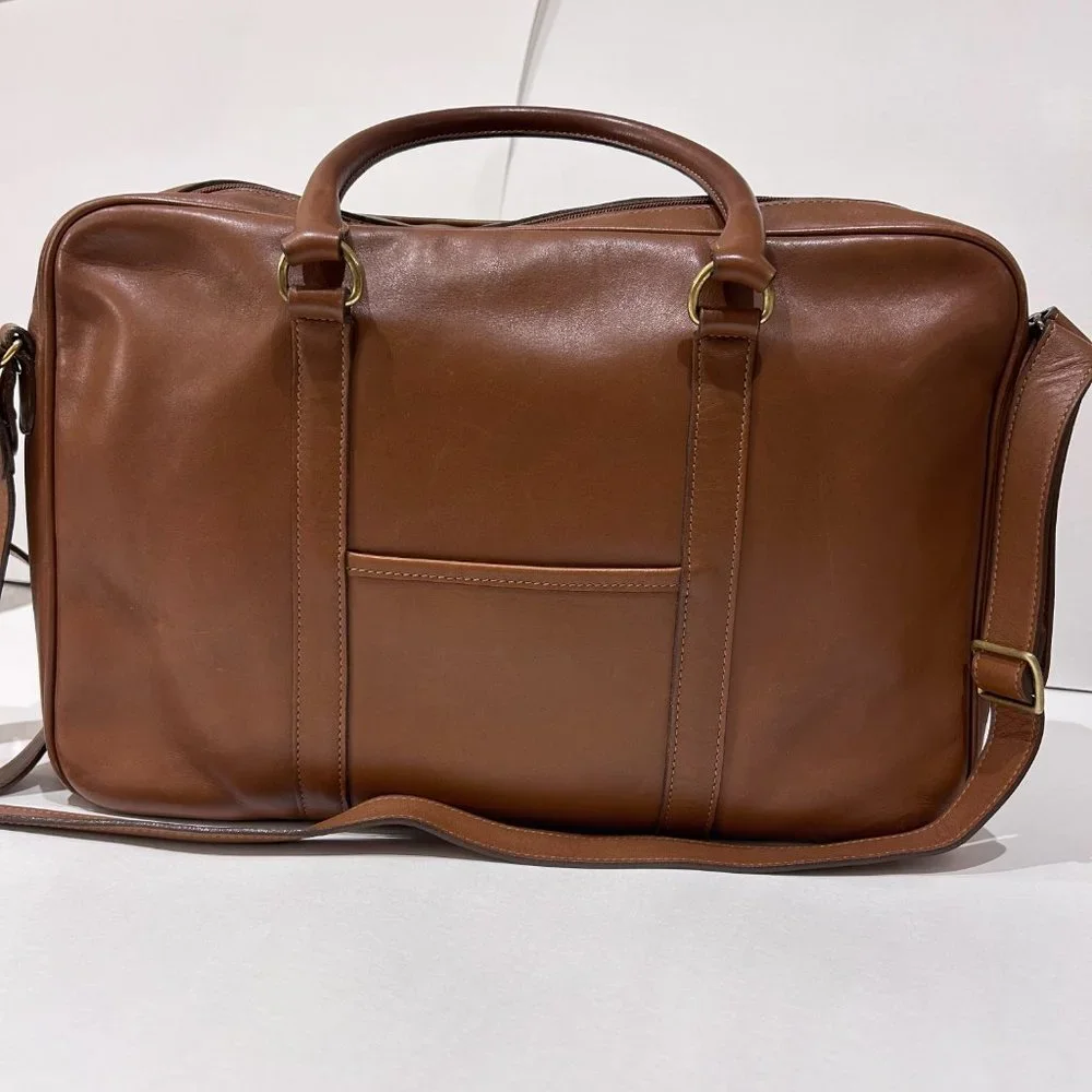 Vintage Ghurka Marley Hodgson Madison No. 105 Leather Briefcase USA 1994